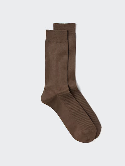 Uniqlo Colorful 50 Socks - 38 Dark Brown
