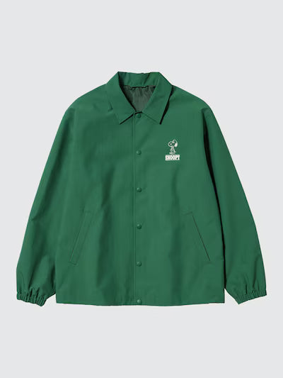Uniqlo Peanuts Coach Jacket - 55 Green