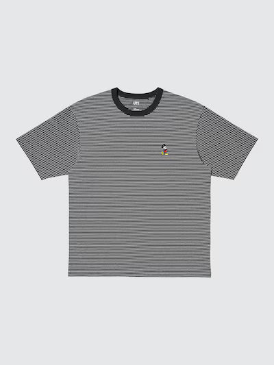 Uniqlo Magic For All Icons UT Tee - Mickey 09 Black Stripe