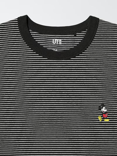 Uniqlo Magic For All Icons UT Tee - Mickey 09 Black Stripe
