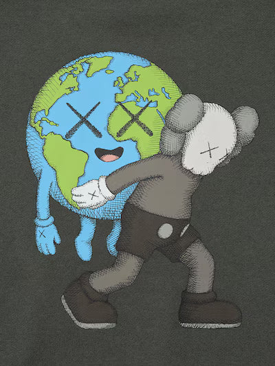 Uniqlo x Kaws Earth Universe Sweatshirt - Grey