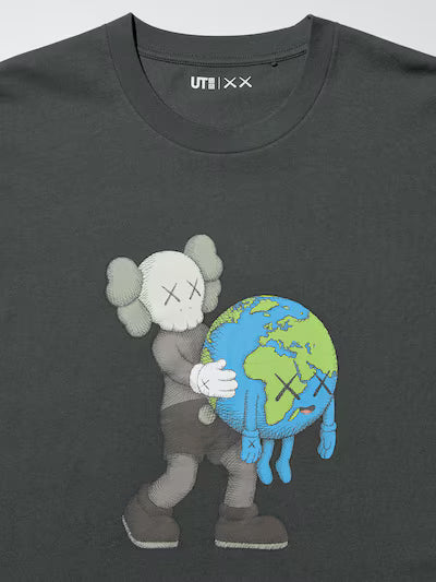 Uniqlo x Kaws Earth Universe UT Graphic T-Shirt - Grey