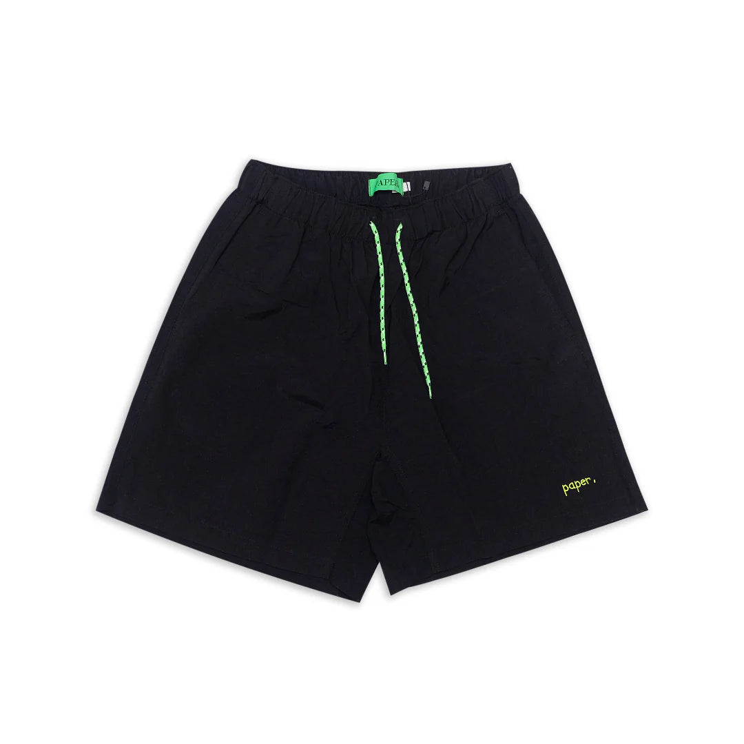Paper Relax Short - Black - Stencil