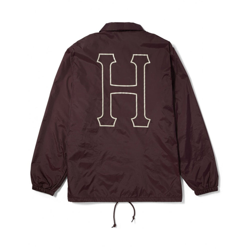 HUF SET H Coach Jacket Eggplant