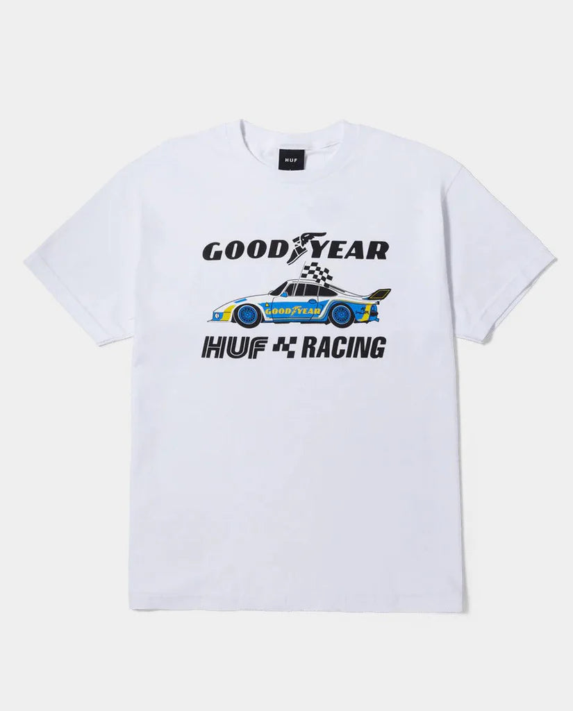 HUF X GOODYEAR Checkered Flag T-Shirt