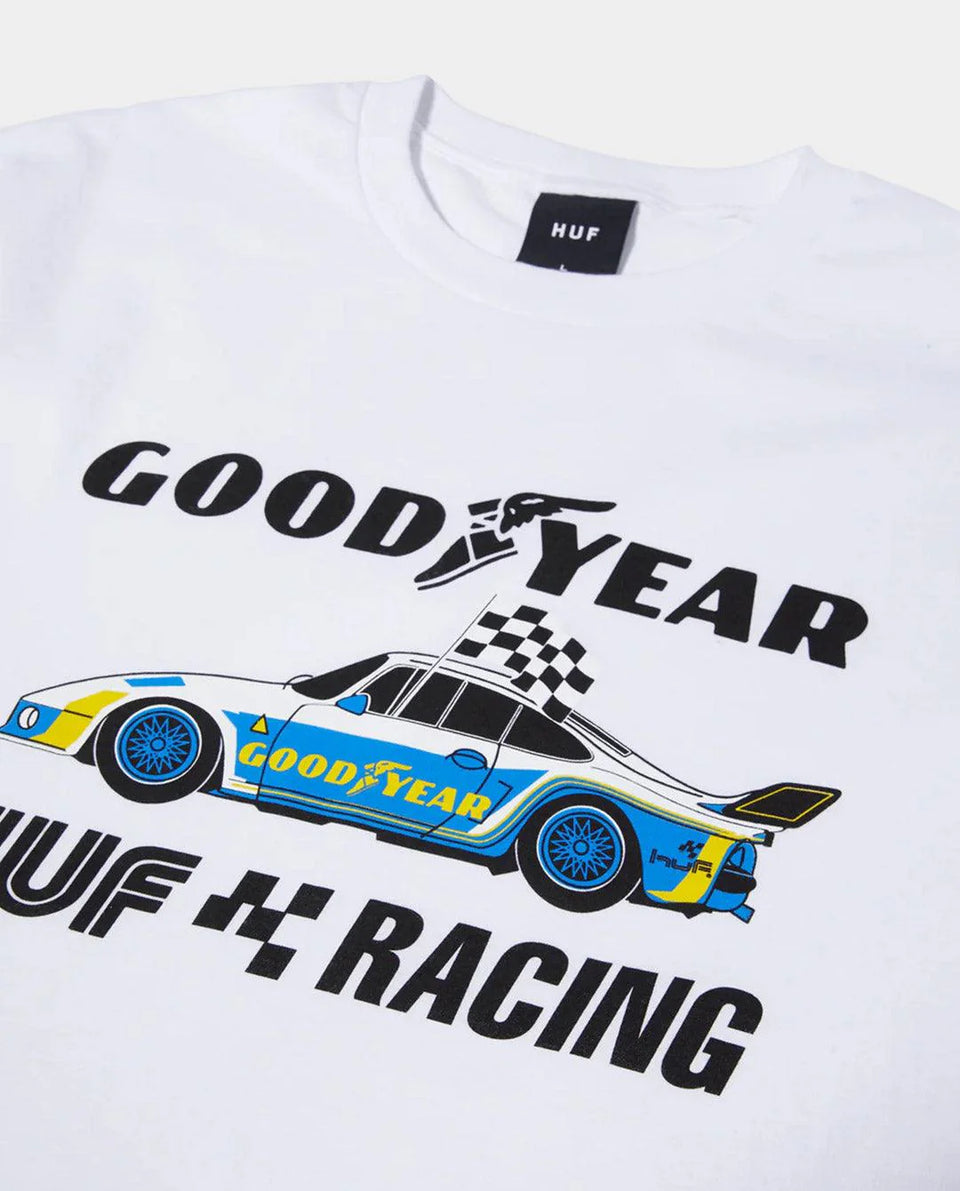 HUF X GOODYEAR Checkered Flag T-Shirt