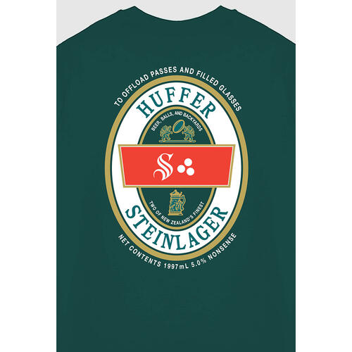 Huffer Men's Sup Tee/Offload - Emerald