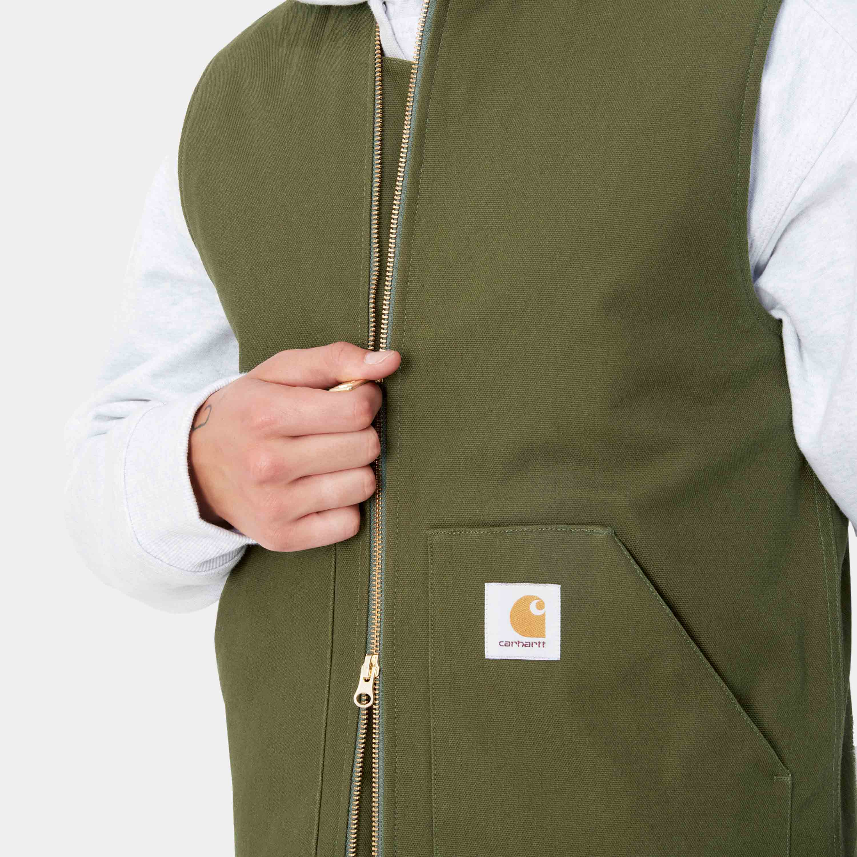 Carhartt Classic Vest - Tarragon Rigid - Stencil