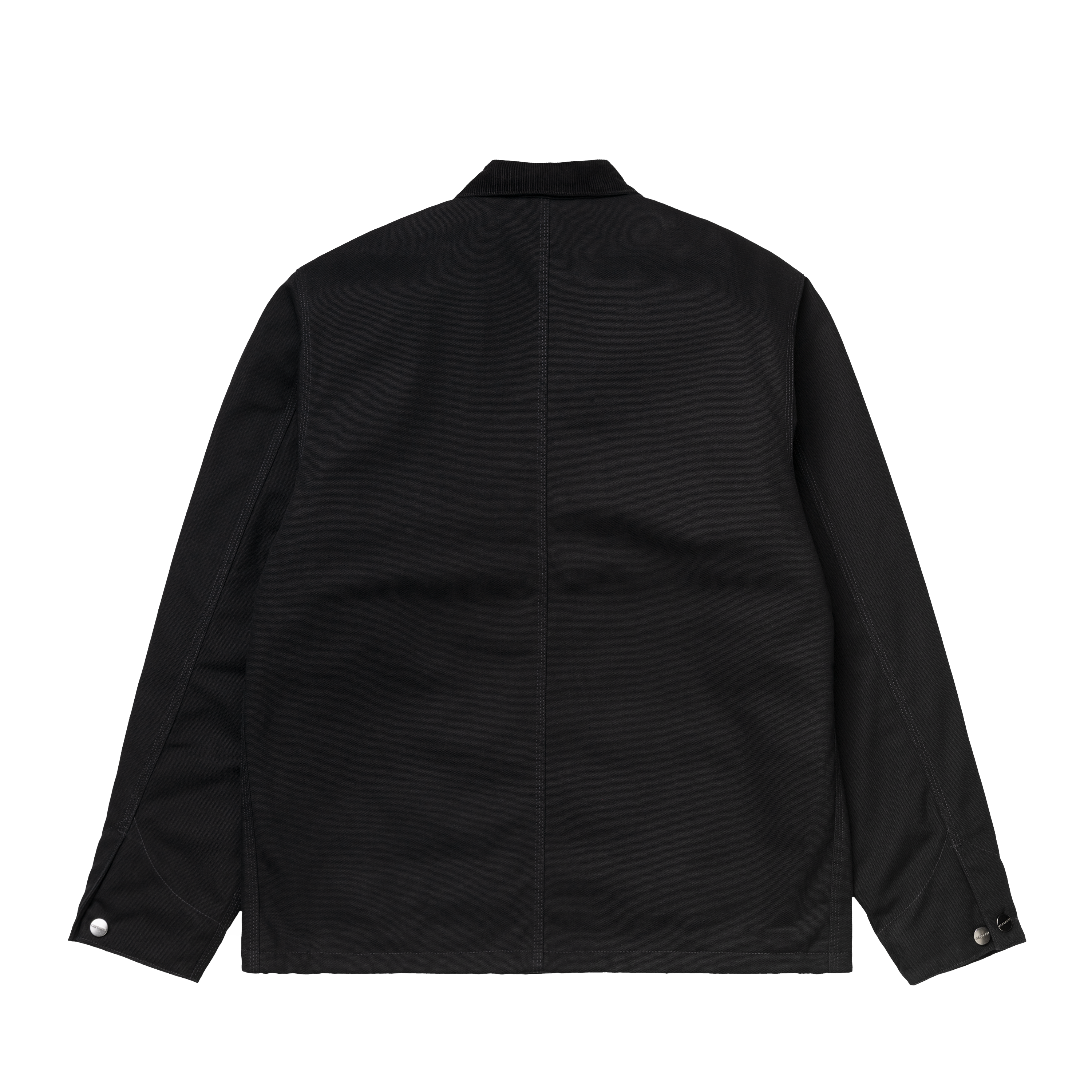 Carhartt Michigan Coat - Black / Black Rigid Blanket Lined - Stencil