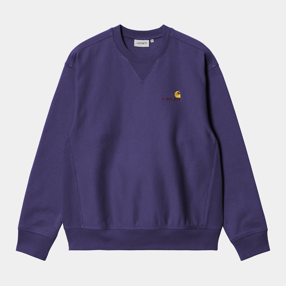 Carhartt American Script Sweat Aura