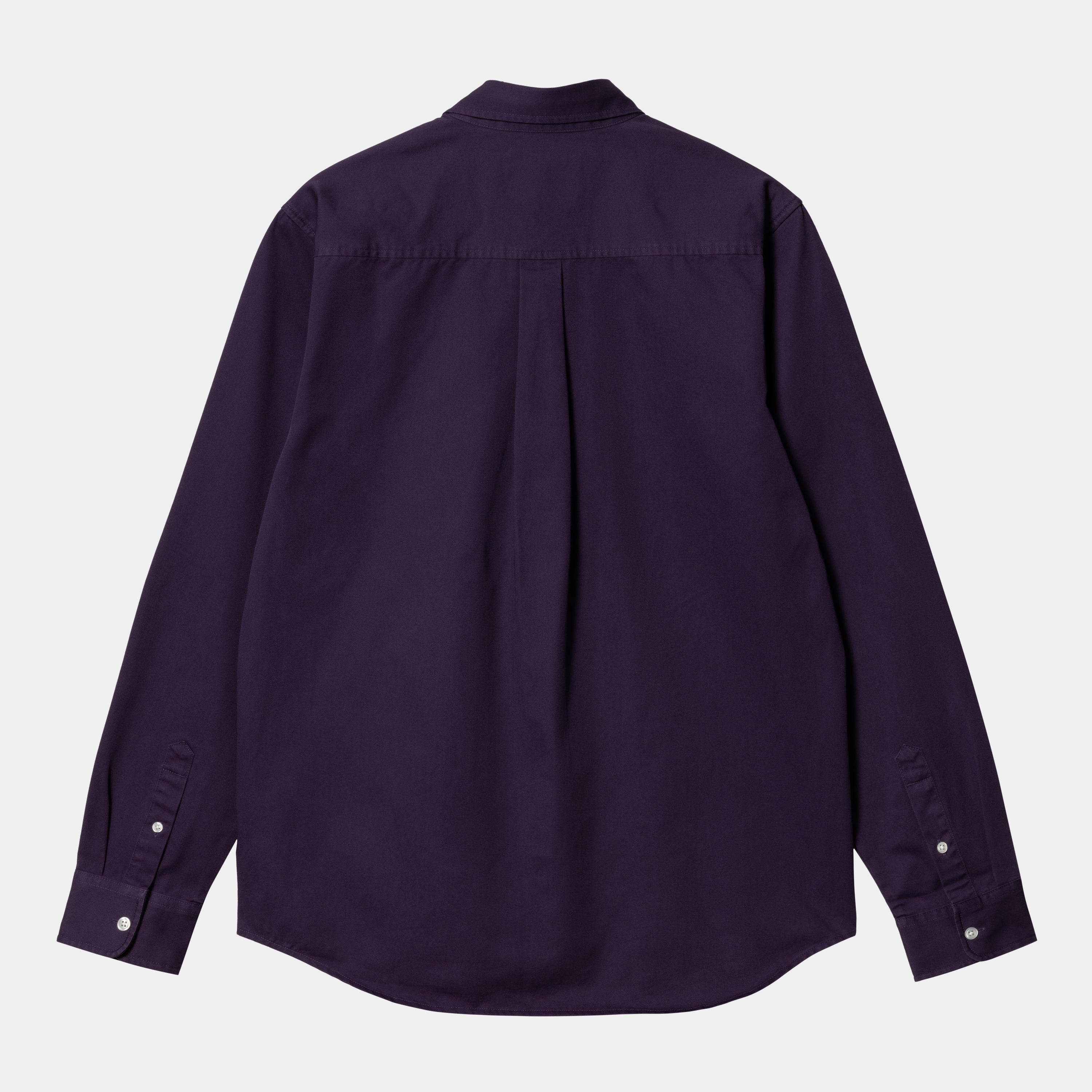 Carhartt L/S Madison Shirt - Cassis / Wax - Stencil