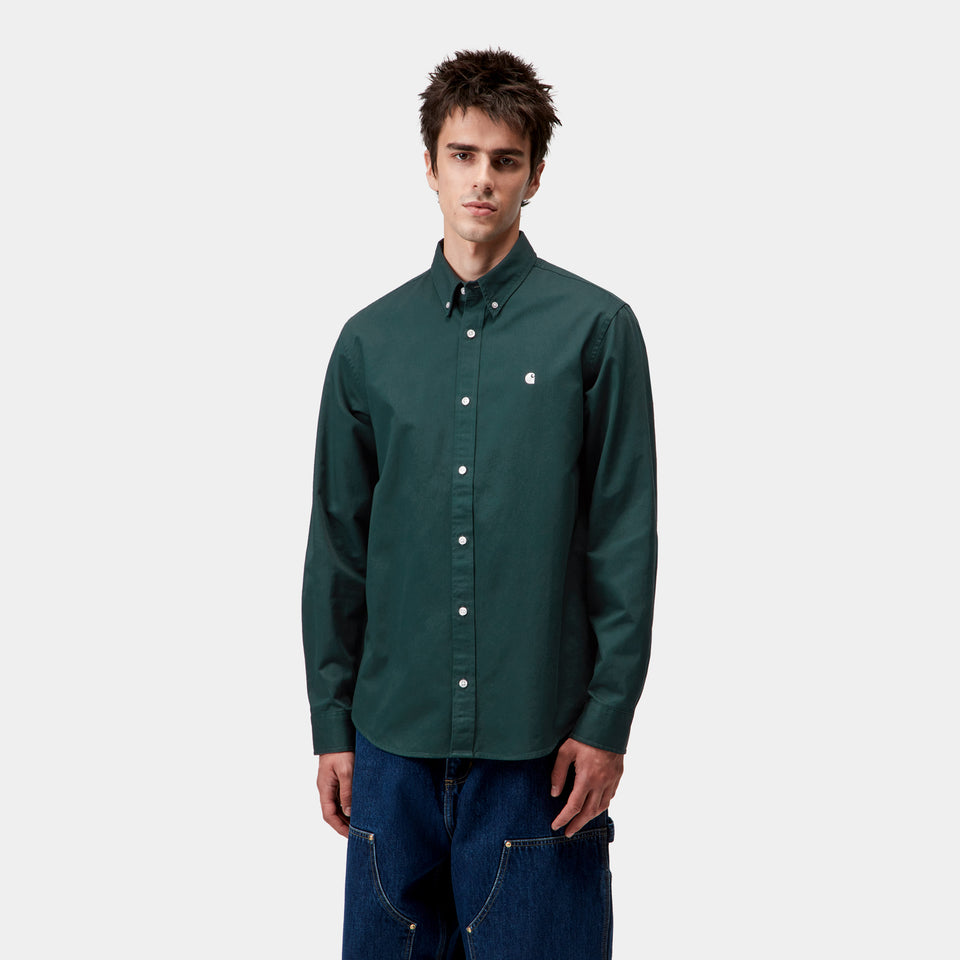 Carhartt L/S Madison Shirt - Dark Fir/Wax