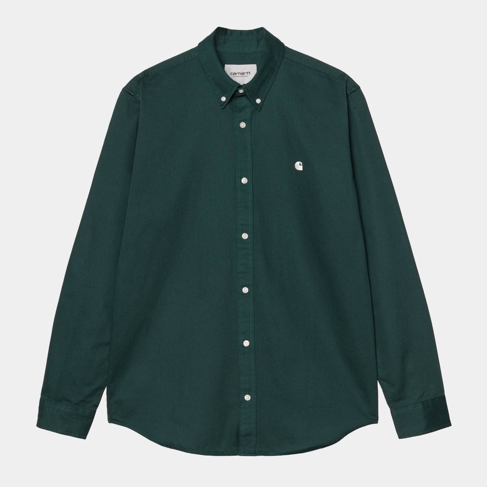 Carhartt L/S Madison Shirt - Dark Fir/Wax