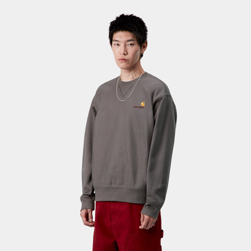 Carhartt American Script Sweat - Porphyry