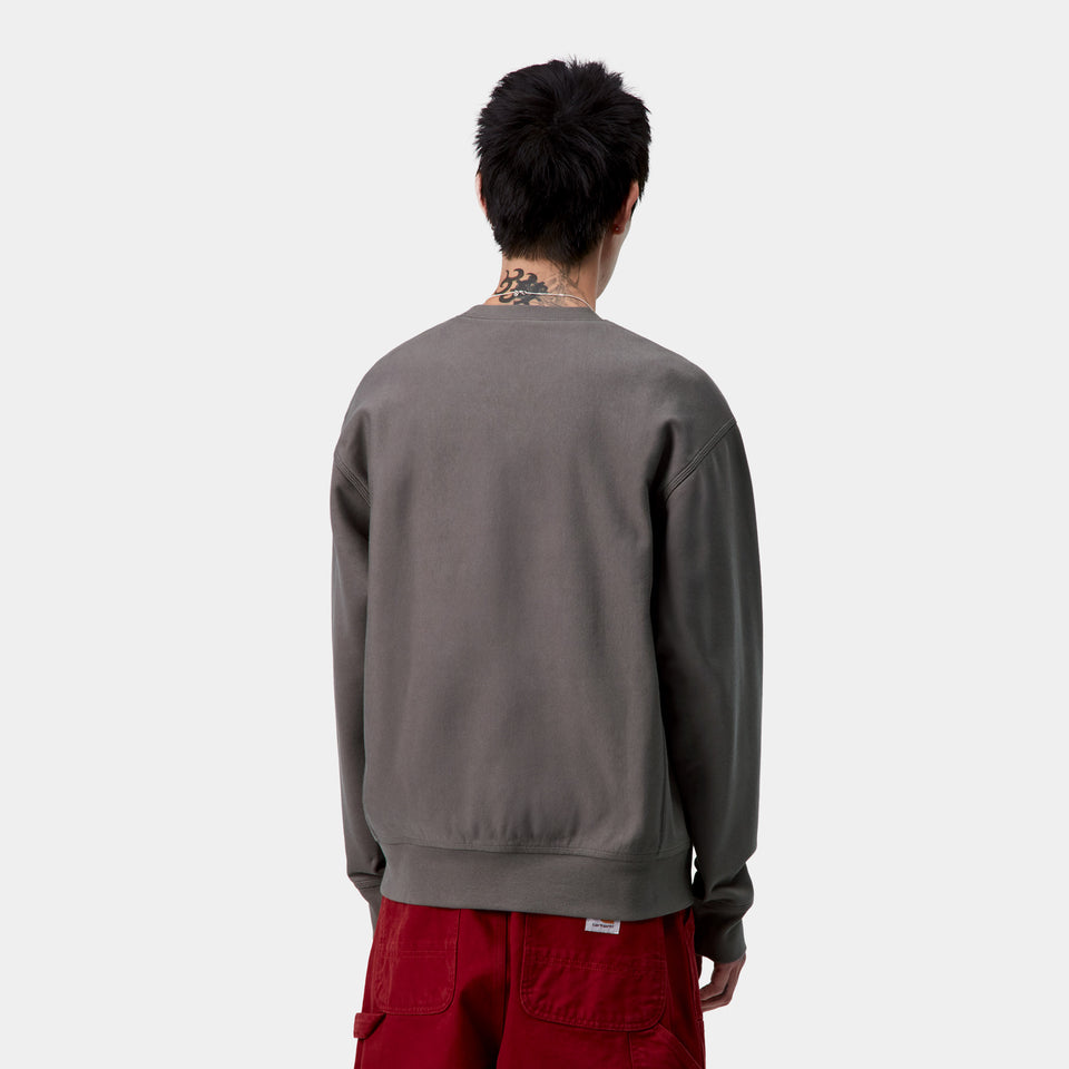 Carhartt American Script Sweat - Porphyry