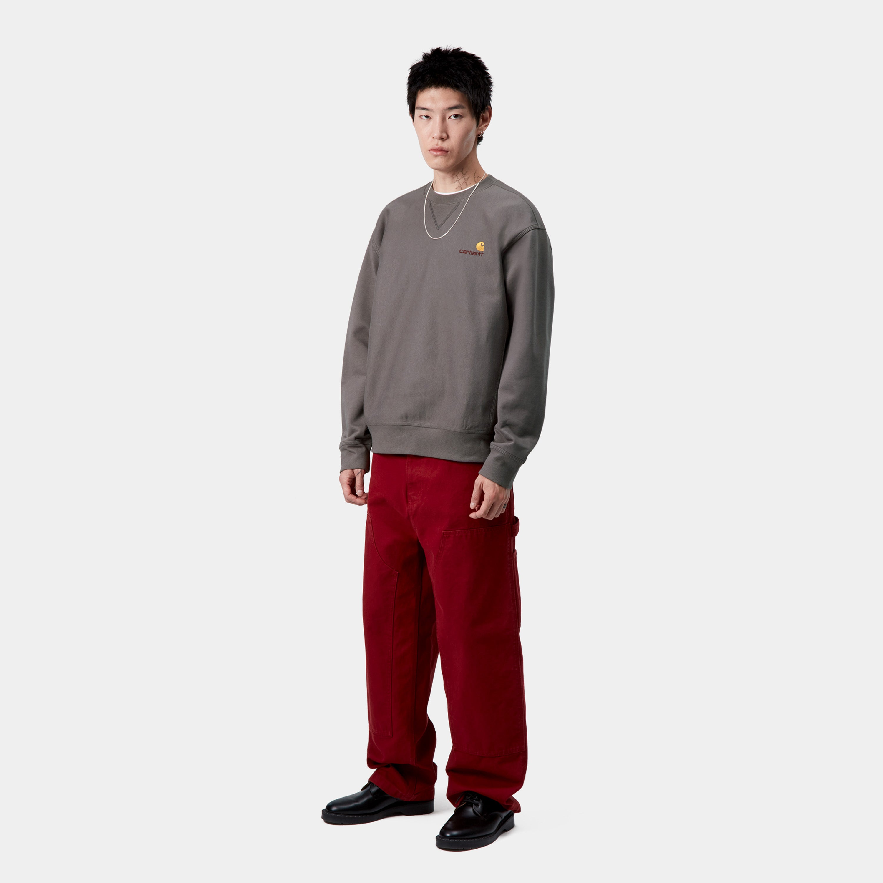 Carhartt American Script Sweat - Porphyry