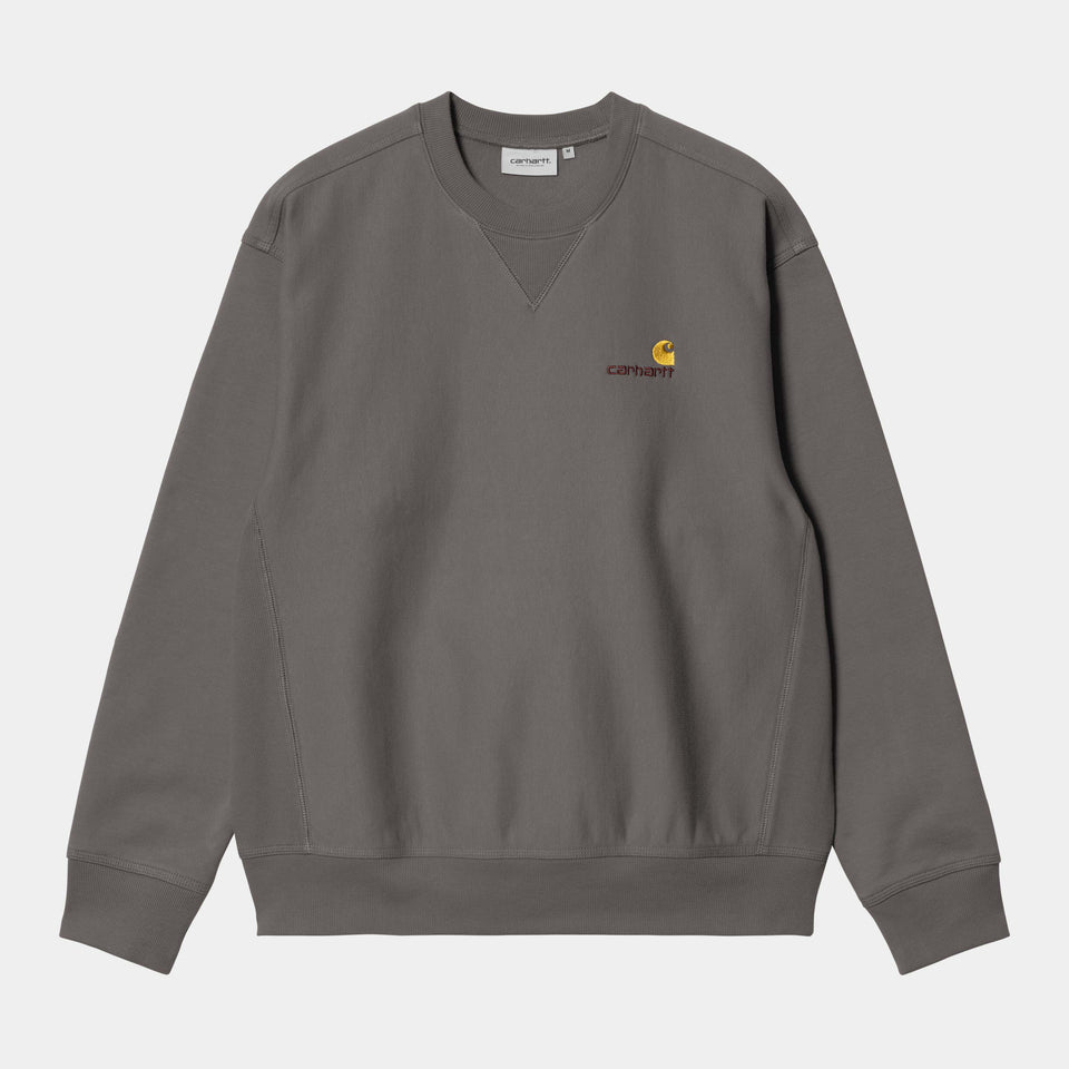 Carhartt American Script Sweat - Porphyry