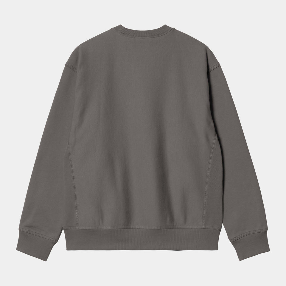 Carhartt American Script Sweat - Porphyry
