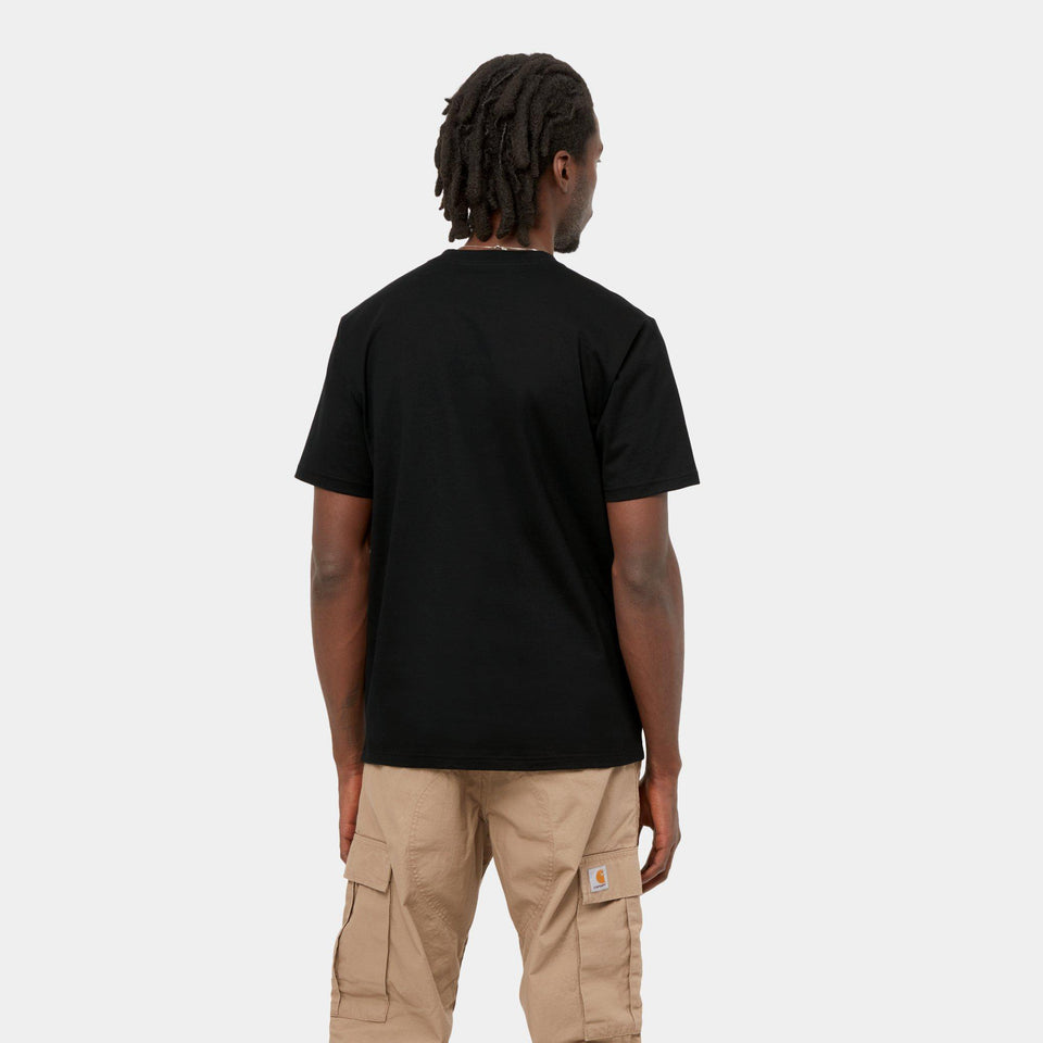 Carhartt S/S University Script T-Shirt Black / White