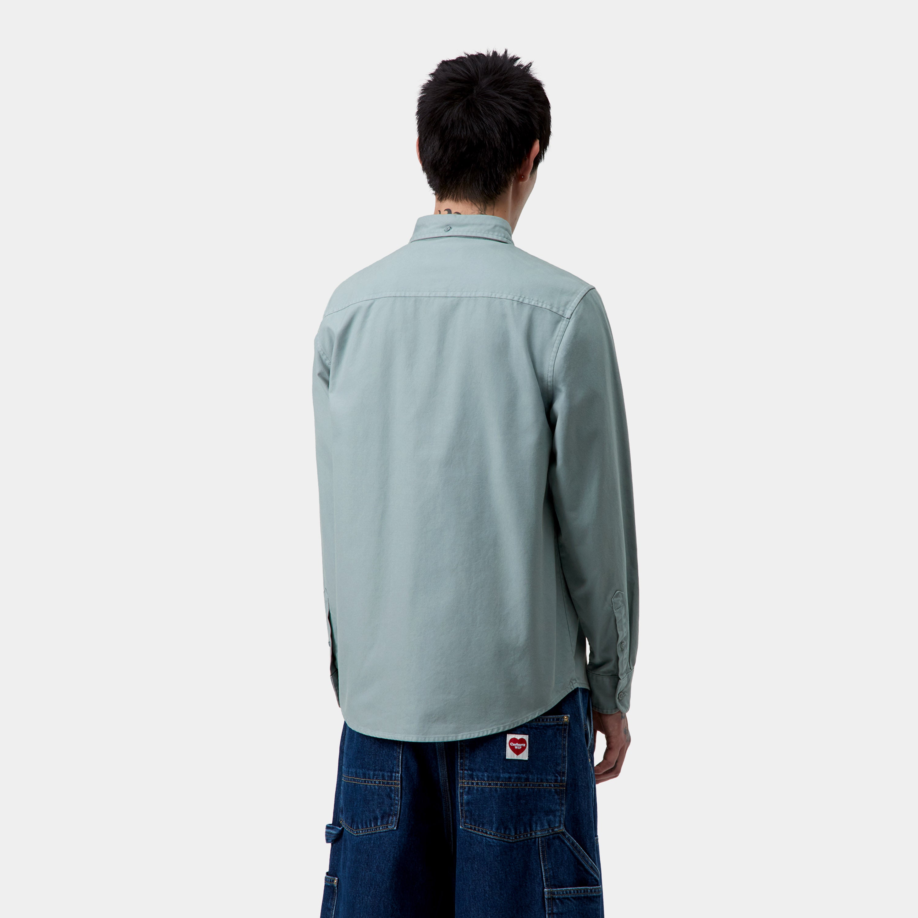 Carhartt L/S Bolton Shirt - Citadel - Stencil