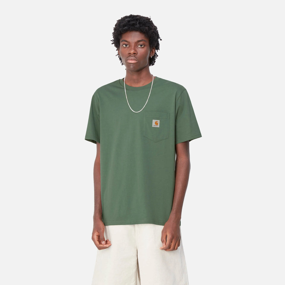 Carhartt S/S Pocket T-Shirt - Duck Green