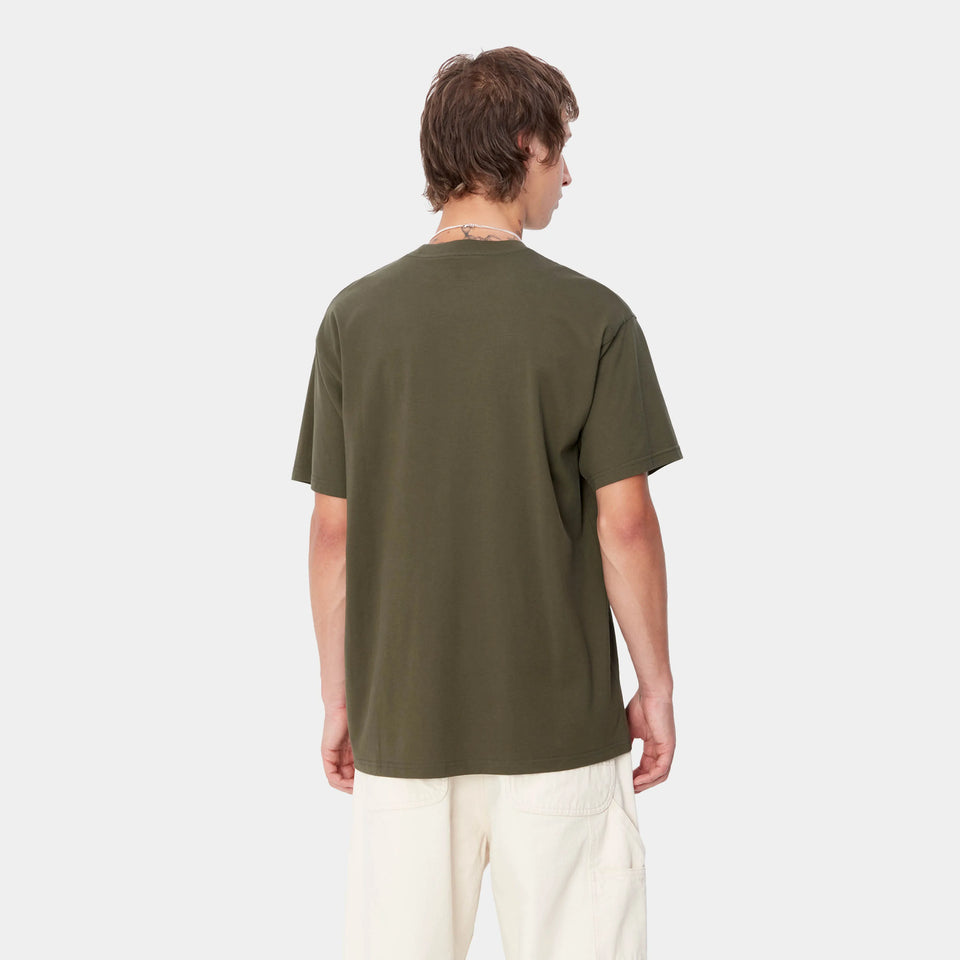 Carhartt S/S Script Embroidery T-Shirt - Cypress