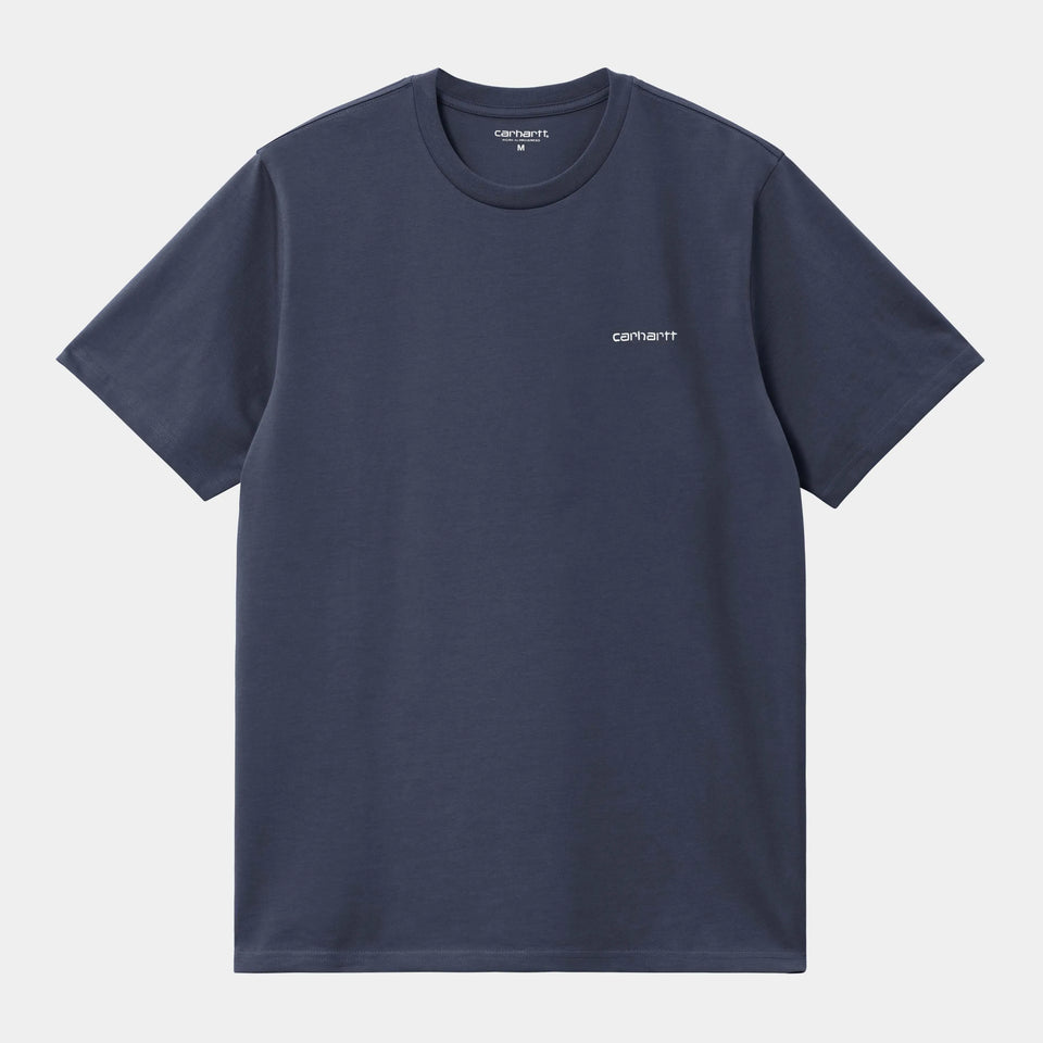 Carhartt S/S Script Embroidery T-Shirt - Air Force Blue