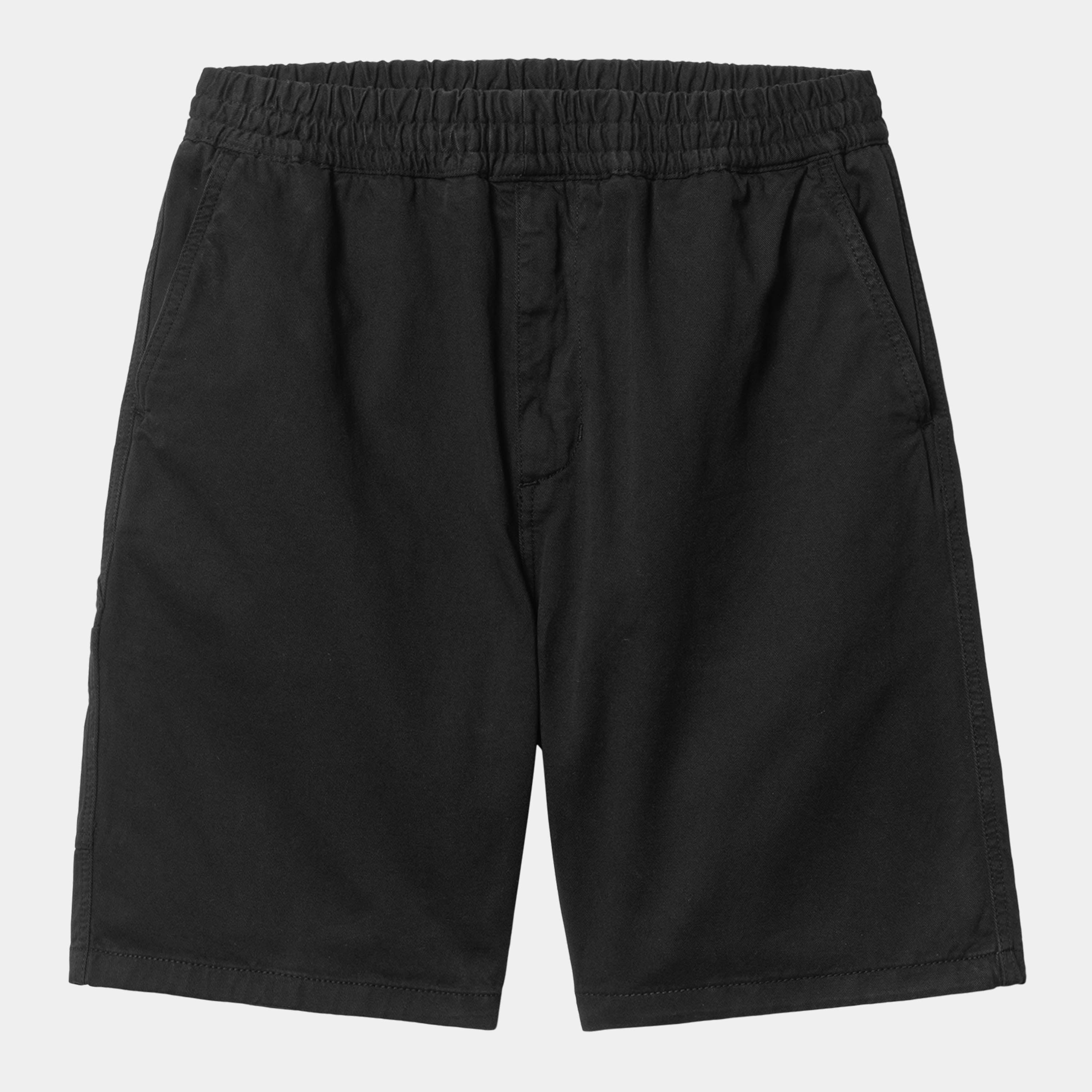 Carhartt Flint Short - Black Garment Dyed - Stencil