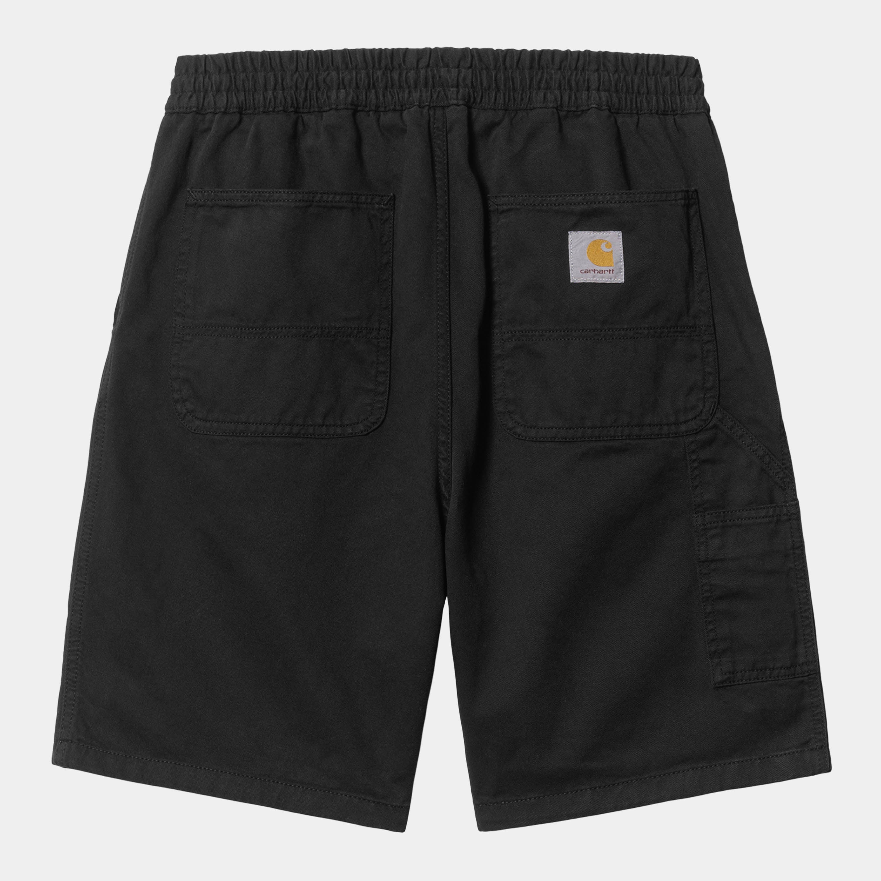 Carhartt Flint Short - Black Garment Dyed - Stencil