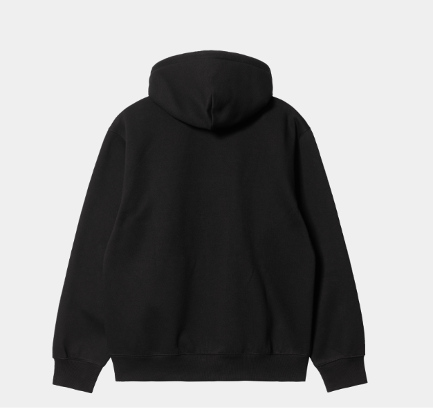 Carhartt Hooded Carhartt Sweat - Black / Black - Stencil