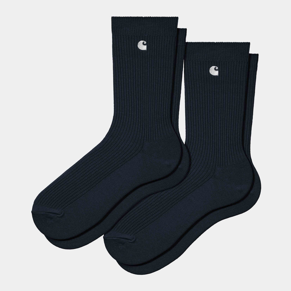 Carhartt Madison Pack Socks - Dark Navy/White