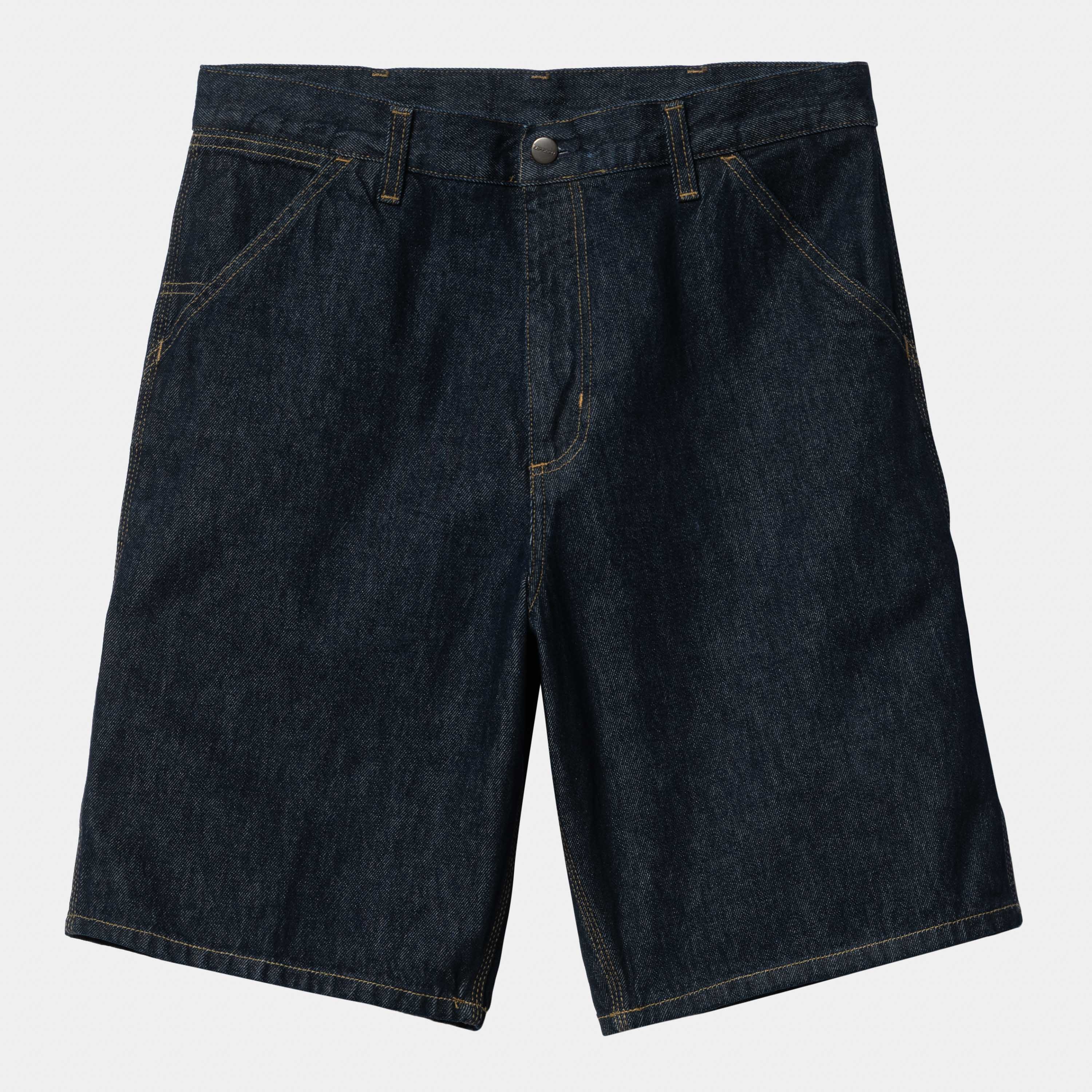 Carhartt Single Knee Short - Blue Rinsed - Stencil