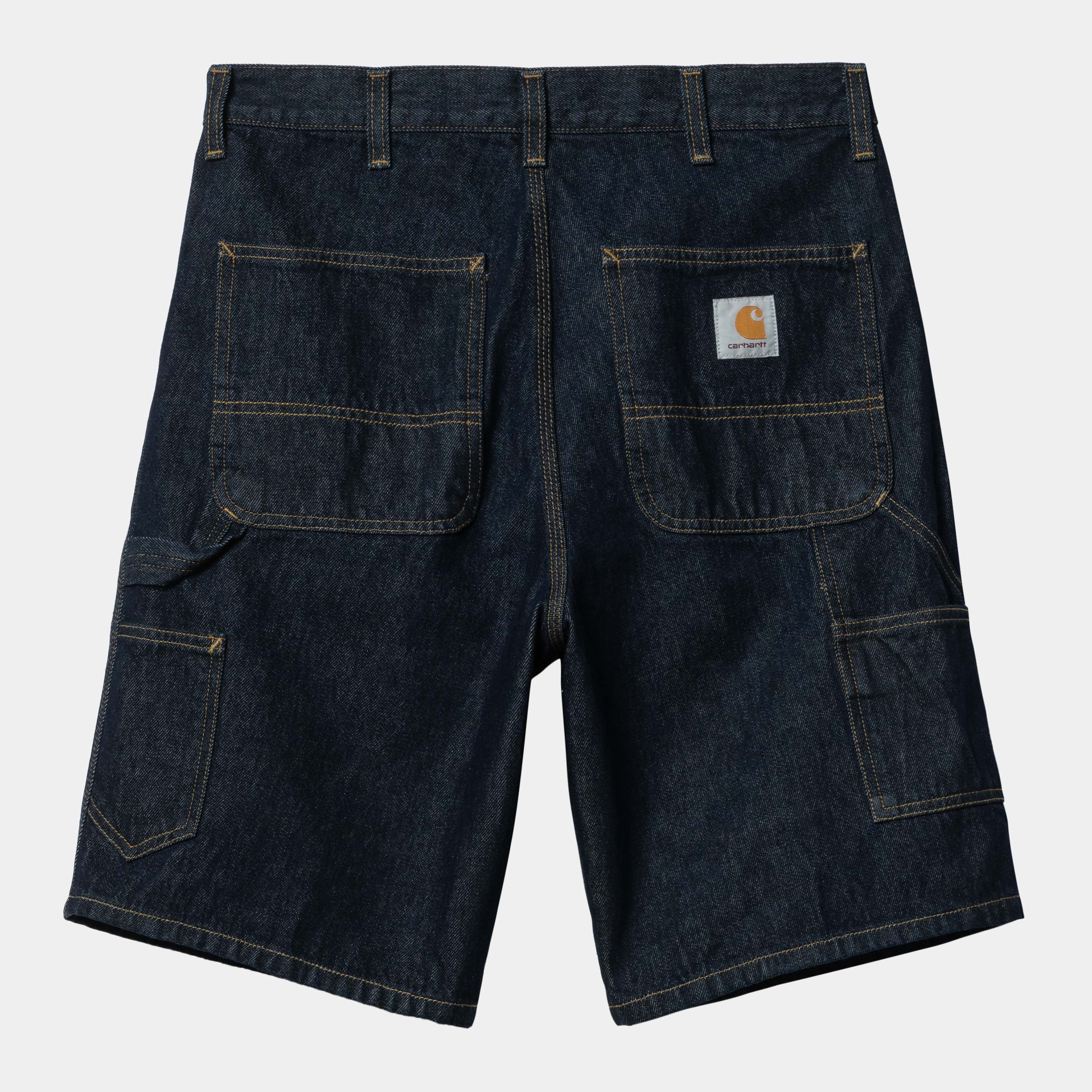 Carhartt Single Knee Short - Blue Rinsed - Stencil