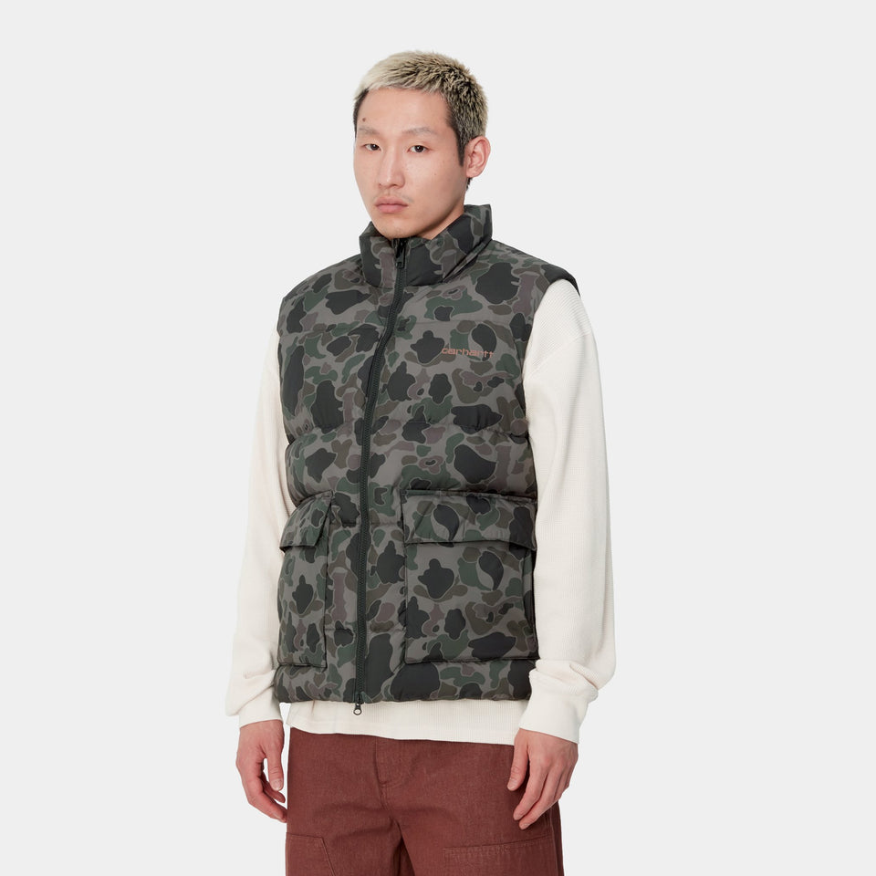 Carhartt Springfield Vest - Camo Duck, Grey/Hamilton Brown