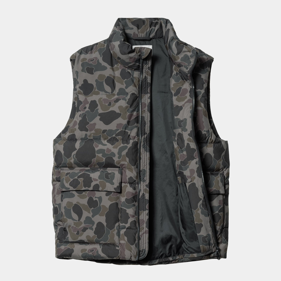 Carhartt Springfield Vest - Camo Duck, Grey/Hamilton Brown