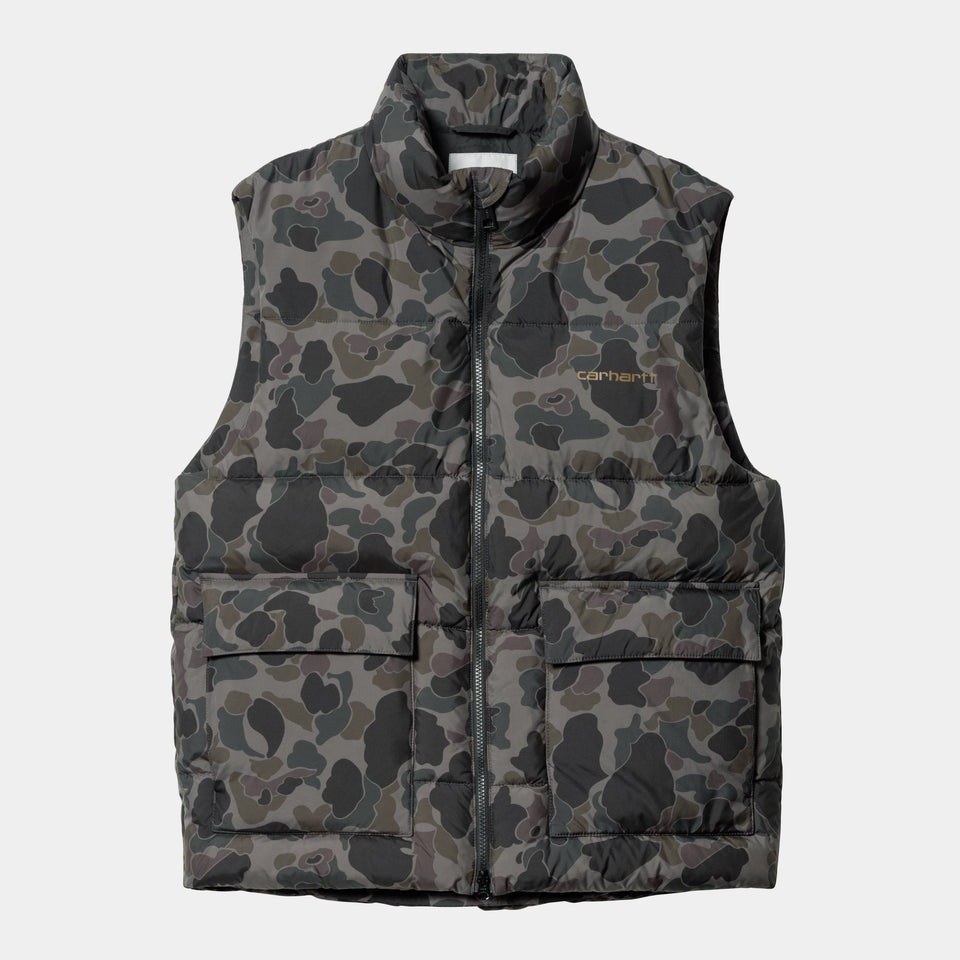 Carhartt Springfield Vest - Camo Duck, Grey/Hamilton Brown