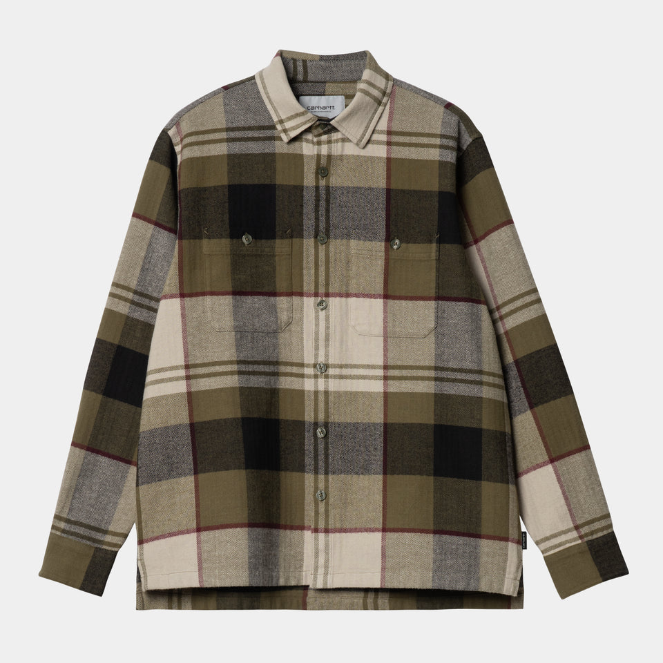 Carhartt L/S Dellinger Shirt - Dellinger Check / Highland