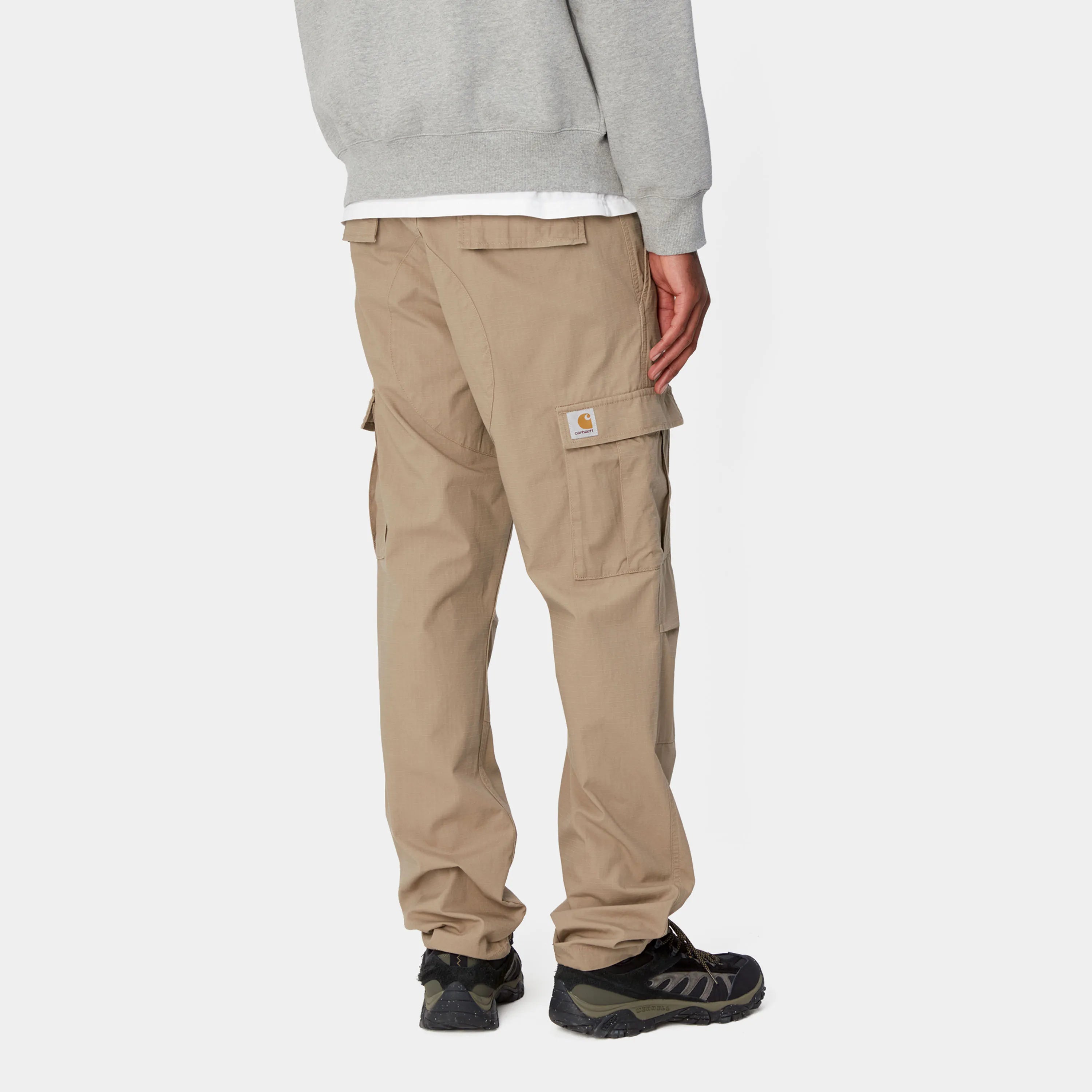 Carhartt Aviation Pants - Leather Rinsed (Columbia Ripstop) - Stencil
