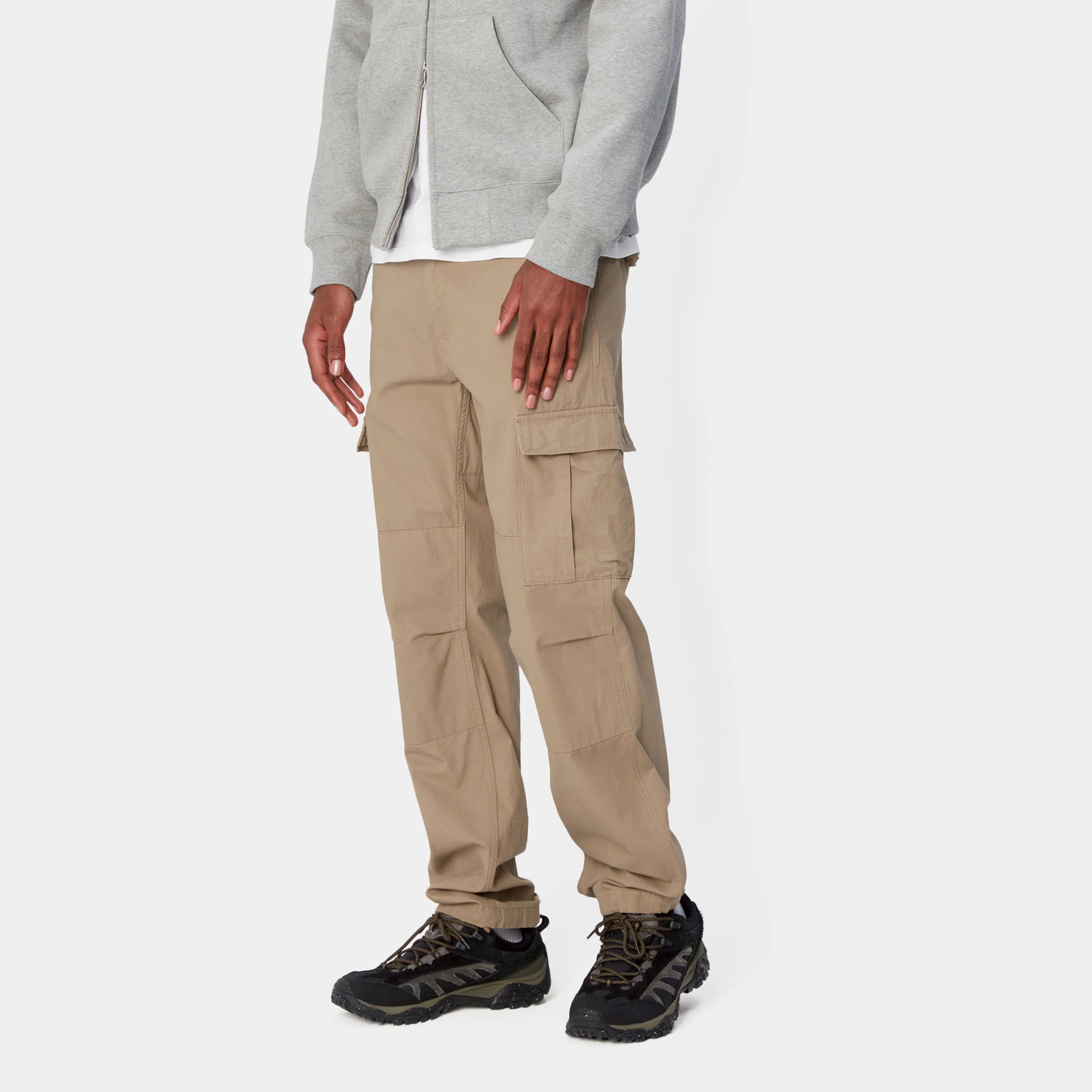 Carhartt Aviation Pants - Leather Rinsed (Columbia Ripstop) - Stencil