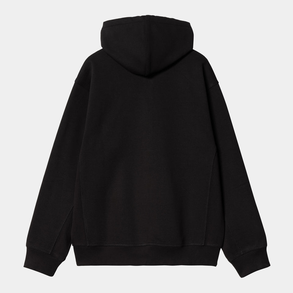 Carhartt Hooded American Script Jacket - Black