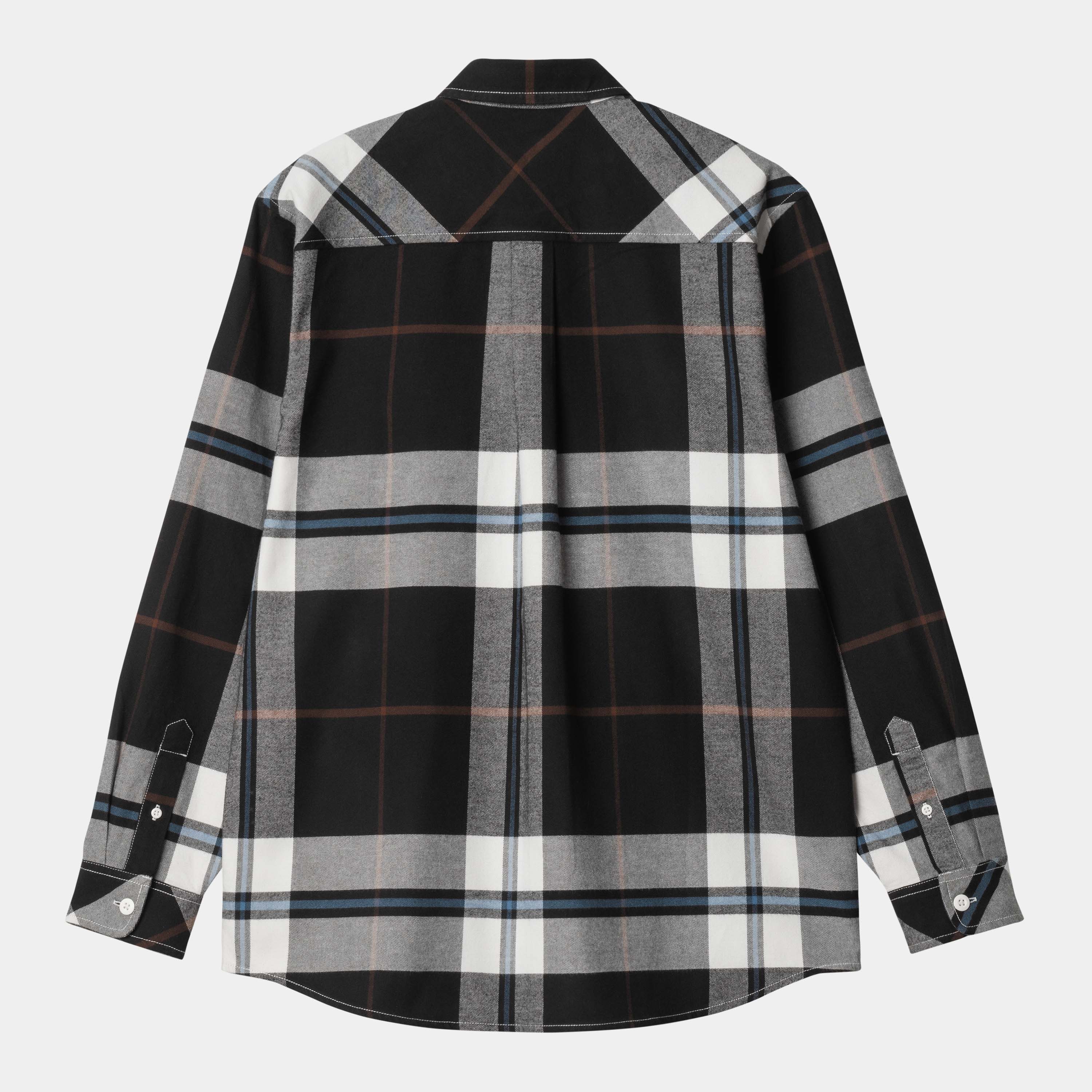 Carhartt L/S Garnett Shirt - Garnett Check / Wax - Stencil