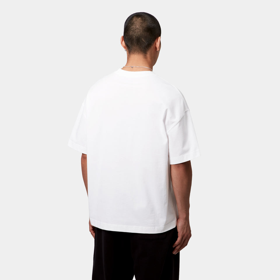 Carhartt S/S Signature Script T-Shirt - White/Black