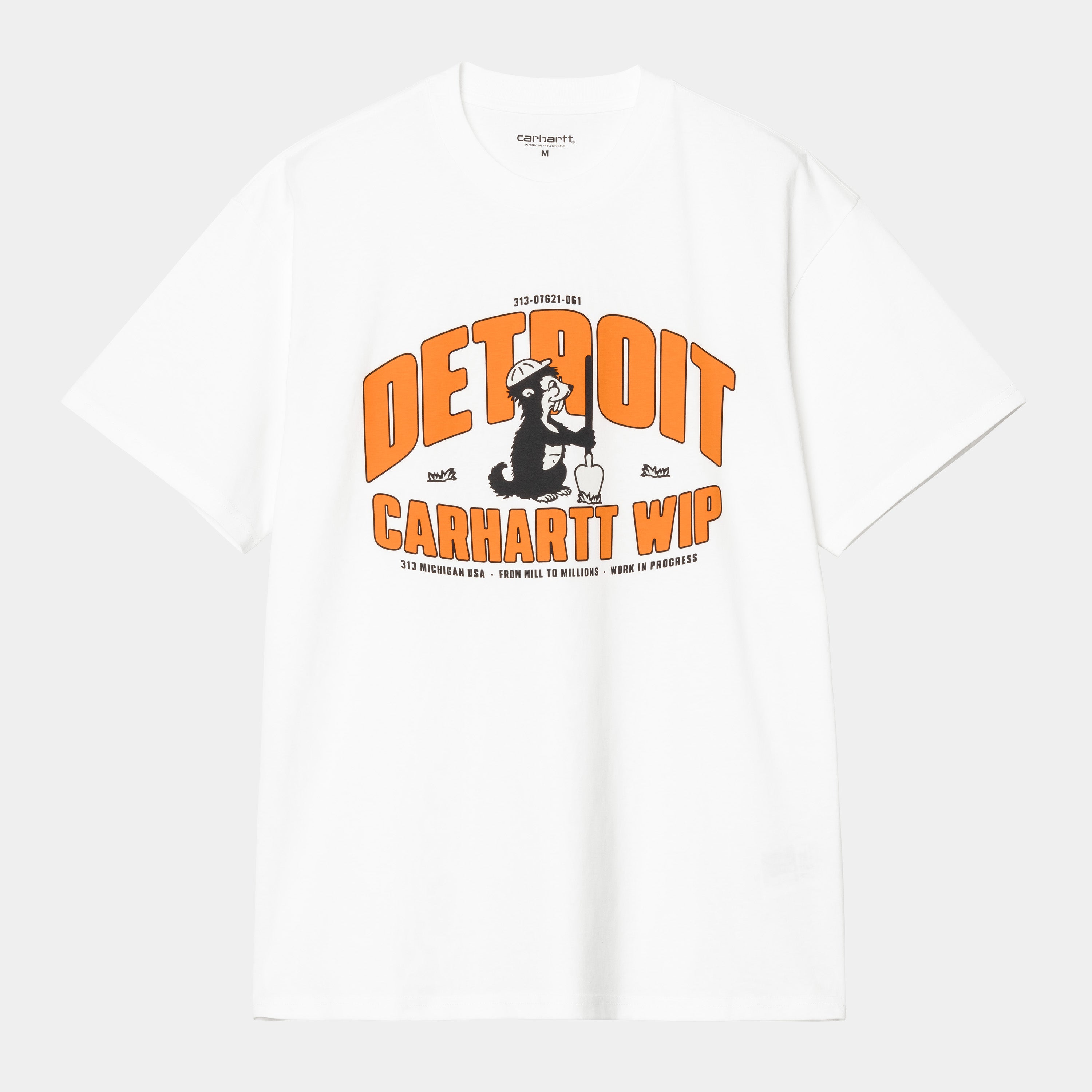 Carhartt S/S Underground T-Shirt - White - Stencil