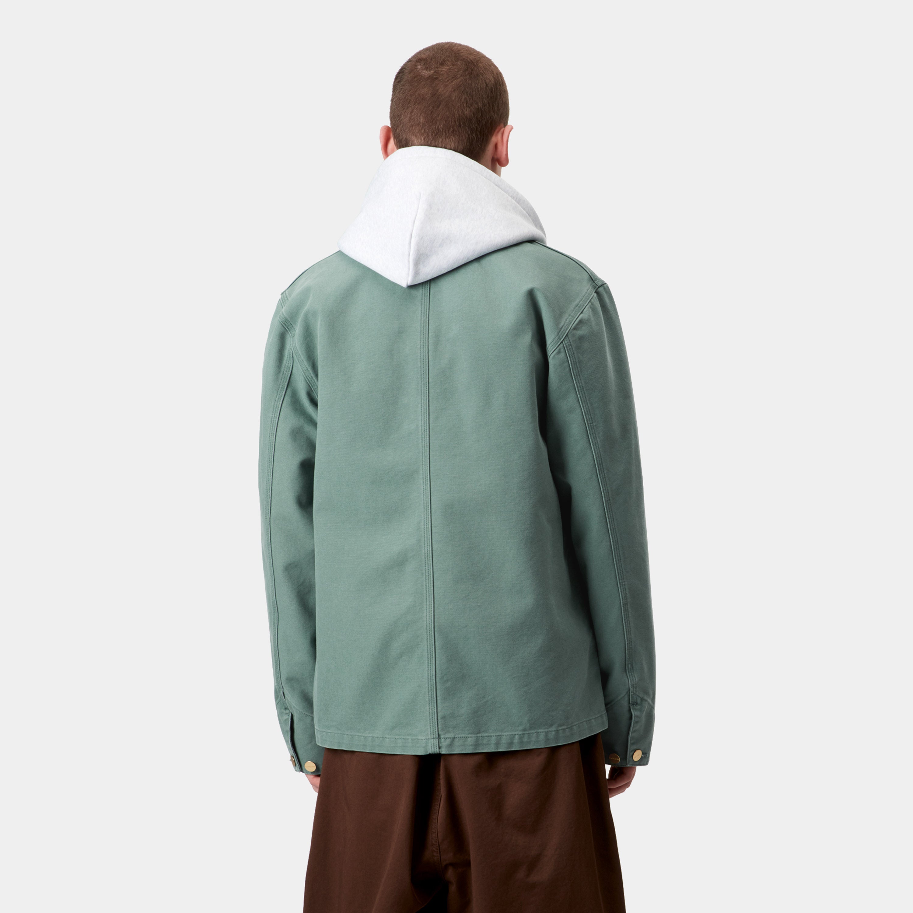 Carhartt Michigan Coat - Silver Pine/Silver Pine Stone Canvas - Stencil