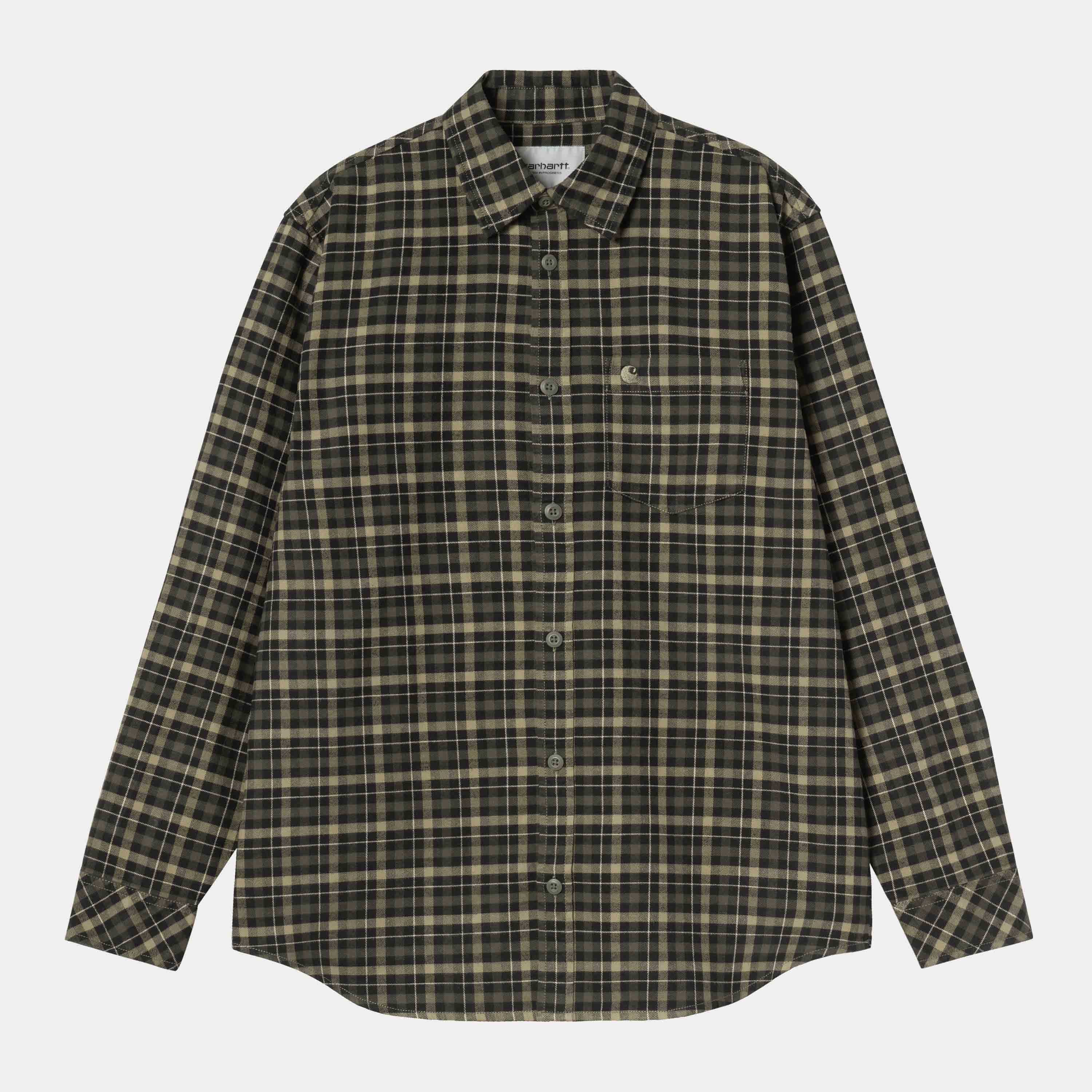 Carhartt L/S Widmark Shirt - Widmark Check Cypress