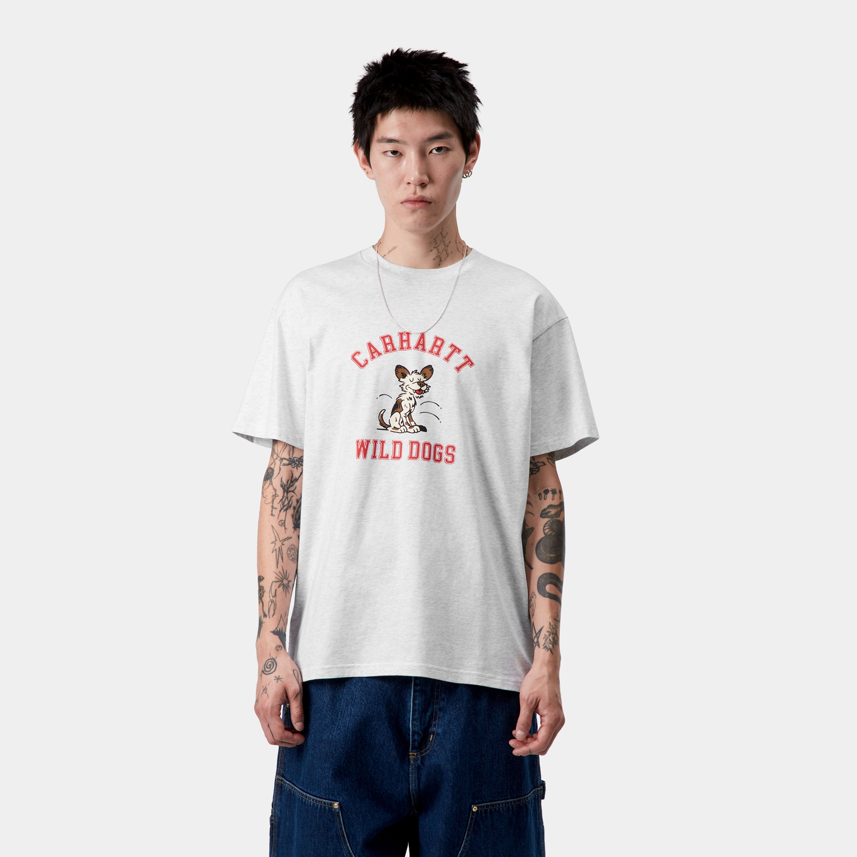 Carhartt S/S Wild Dog T-Shirt - White - Stencil