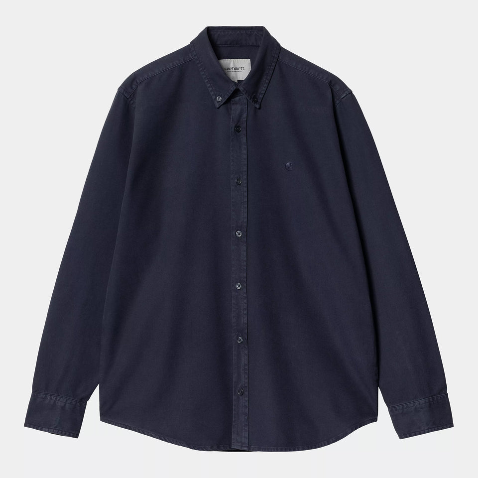 Carhartt L/S Bolton Shirt - Air Force Blue