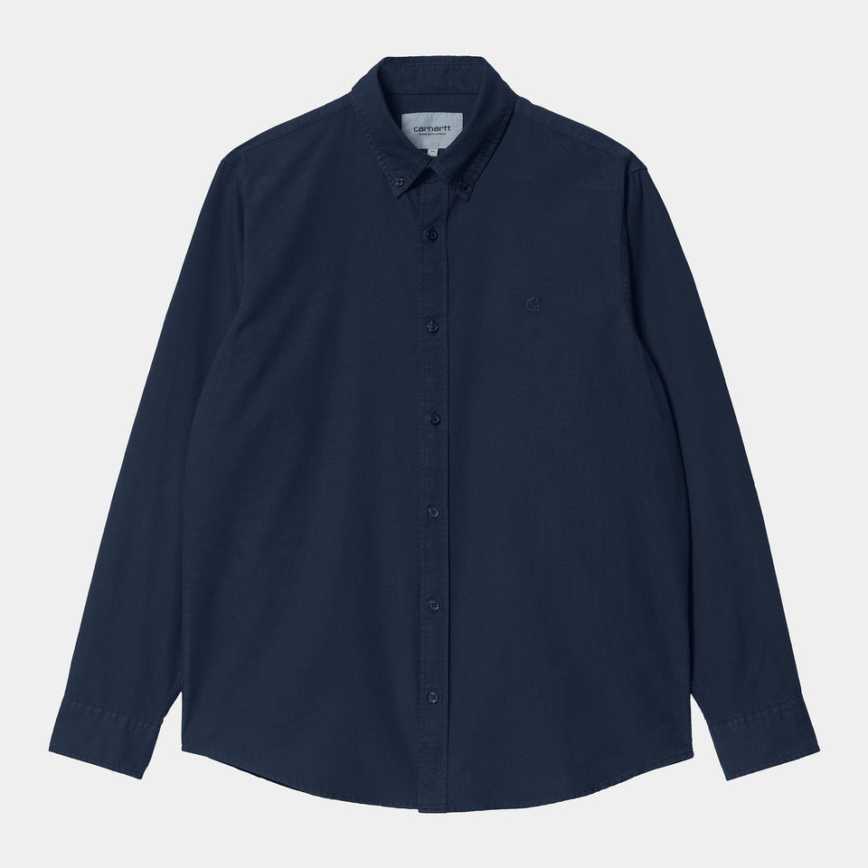 Carhartt L/S Bolton Shirt Atom Blue