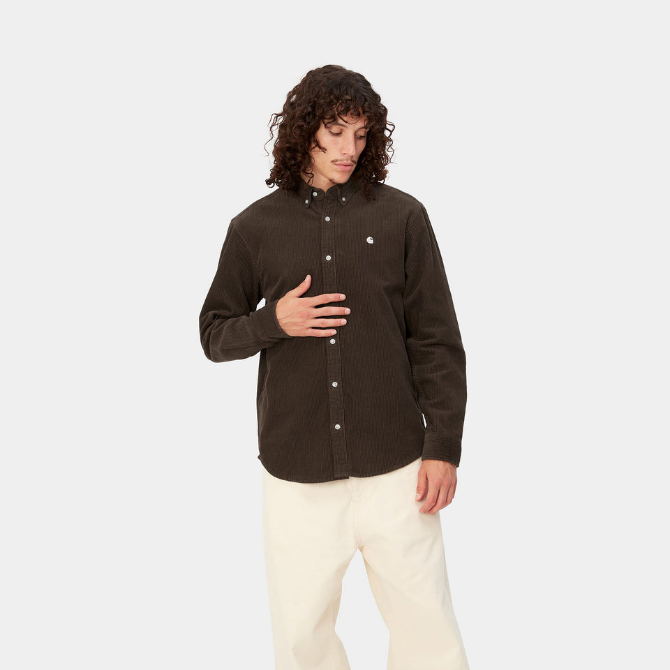 Carhartt L/S Madison Cord Shirt - Buckeye/Wax