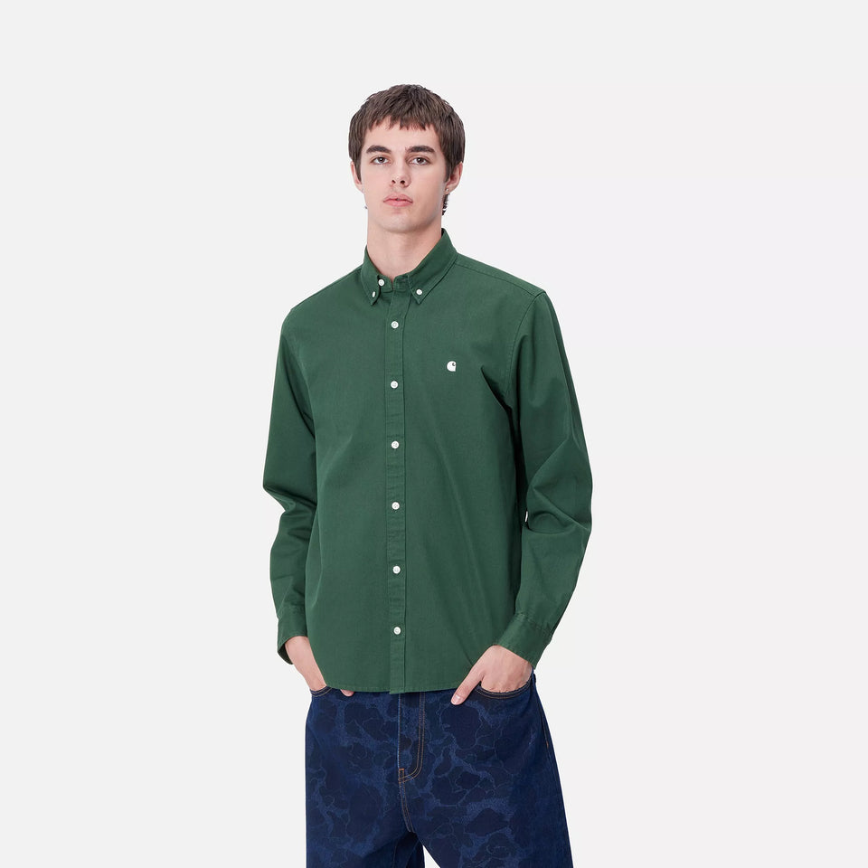 Carhartt L/S Madison Shirt - Sycamore Tree/Wax